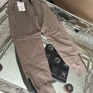 Zara Tan Jogger Pants ~ boys